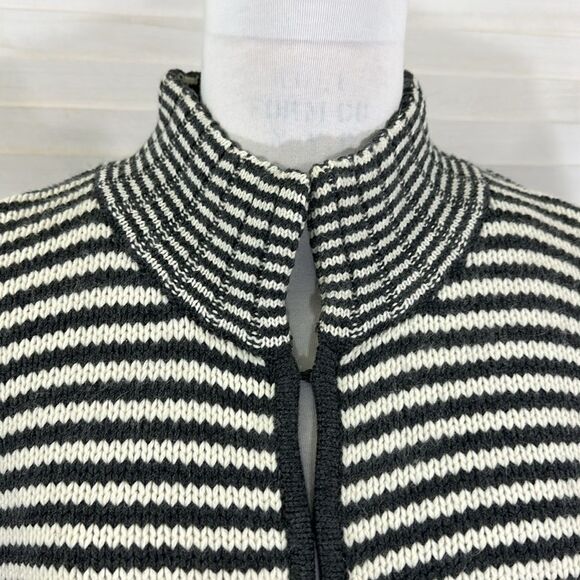 Talbots Plus Sweater Jacket  3X Vtg Nautical Stripe Wool Angora - Picture 3 of 15